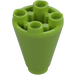 LEGO Lime Cone 2 x 2 x 2 Inverted (49309)