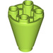 LEGO Lime Cone 2 x 2 x 2 Inverted (49309)