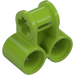 LEGO Lime Cross Block with Two Pinholes (32291 / 42163)