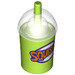 LEGO Lime Cup with Straw with &#039;SQUISHEE‘ (20495 / 21791)