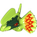 LEGO Lime Dilophosaurus Head (21362)