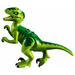 LEGO Limoen Dino Raptor met Green en Dark Green Rug