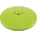 LEGO Lime Dish 4 x 4 (Solid Stud) (3960 / 30065)