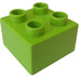 LEGO Lime Duplo Brick 2 x 2 (3437 / 89461)