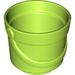 LEGO Lime Duplo Bucket with Fixed Handle (5490 / 82562)