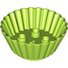 LEGO Lime Duplo Cupcake Liner 4 x 4 x 1.5 (18805 / 98215)