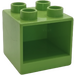 LEGO Limette Duplo Drawer 2 x 2 x 28.8 (4890)