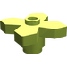 LEGO Chaux Fleur 2 x 2 avec Angular Feuilles (4727)