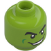 LEGO Lime Green Goblin Minifigure Head (Recessed Solid Stud) (84790 / 106842)