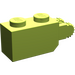 LEGO Limette Scharnier Backstein 1 x 2 Verriegeln mit 2 Finger (Vertikale Ende) (30365 / 54671)
