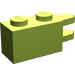 LEGO Lime Hinge Brick 1 x 2 Locking with Dual Finger on End Horizontal