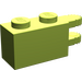 LEGO Chaux Charnière Brique 1 x 2 Verrouillage avec Dual Finger sur Fin Horizontal (30540 / 54672)