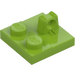 LEGO Lime Hinge Plate 2 x 2 with Top Finger (53968 / 92582)