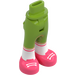 LEGO Lime Hip with Pants with Coral Shoes with White Socks (2277)