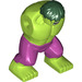 LEGO Lime Hulk Body with Magenta Trousers (29932)
