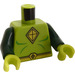 LEGO Lime Kite Man Minifig Torso (973 / 76382)