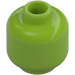 LEGO Lime Minifigur Huvud (Infälld solid knopp) (3274 / 3626)