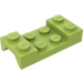 LEGO Lime Mudguard Plate 2 x 4 with Arch without Hole (3788)