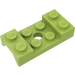 LEGO Lime Mudguard Plate 2 x 4 with Arches with Hole (60212)