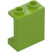 LEGO Lime Panel 1 x 2 x 2 med sidostöd, ihåliga knoppar (35378 / 87552)