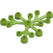 LEGO Lime Plant Leaves 6 x 5 (2417)