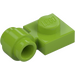 LEGO Citron Vert assiette 1 x 1 avec Clip (Anneau épais) (4081 / 41632)