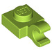 LEGO Limoen Plaat 1 x 1 met Horizontale Klem (Dikke open &#039;O&#039;-clip) (52738 / 61252)