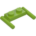 LEGO Lime Plate 1 x 2 with Handles (Low Handles) (3839)