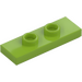 LEGO Lime Plate 1 x 3 with 2 Studs (34103)