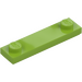 LEGO Lime Plate 1 x 4 with Two Studs with Groove (41740)