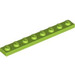 LEGO Lime Plate 1 x 8 (3460)