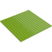 LEGO Lime Plate 16 x 16 with Underside Ribs (91405)