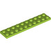 LEGO Lime Plate 2 x 10 (3832)