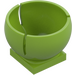 LEGO Lime Plate 2 x 2 with Hemispherical Socket 3 x 3 x 2 (44358)