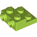LEGO Chaux assiette 2 x 2 x 0.7 avec 2 Goujons sur Côté (4304 / 99206)