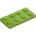 LEGO Lime Plate 2 x 4 (3020 / 5584)