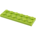 LEGO Lime Plate 2 x 6 (3795)
