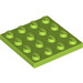 LEGO Lime Plate 4 x 4 (3031)