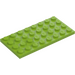 LEGO Lime Plate 4 x 8 (3035)