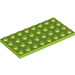 LEGO Lime Plate 4 x 8 (3035)