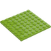 LEGO Lime Plade 8 x 8 (41539 / 42534)