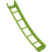 LEGO Lime Rail 2 x 16 x 6 Inverted Bow with 3.2 Shaft (26559)