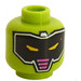 LEGO Lime Robot Warrior Head (Recessed Solid Stud) (3626 / 100992)