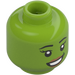 LEGO Lime She-Hulk Minifigure Head (Recessed Solid Stud) (3274 / 104120)