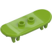 LEGO Lime Skateboard with Four Wheel Clips (42511 / 88422)