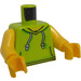 LEGO Lime Sleeveless Hoodie Torso (973 / 76382)