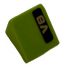 LEGO Lime Slope 1 x 1 (31°) with Gold &#039;V8&#039; on Black Background - Right Sticker (35338)