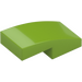 LEGO Lime Backe 1 x 2 Böjd (11477)