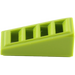LEGO Lime Slope 1 x 2 x 0.7 (18°) with Grille (61409)