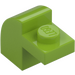 LEGO Lime Pendenza 1 x 2 x 1.3 Curvo con Piastra (6091 / 32807)